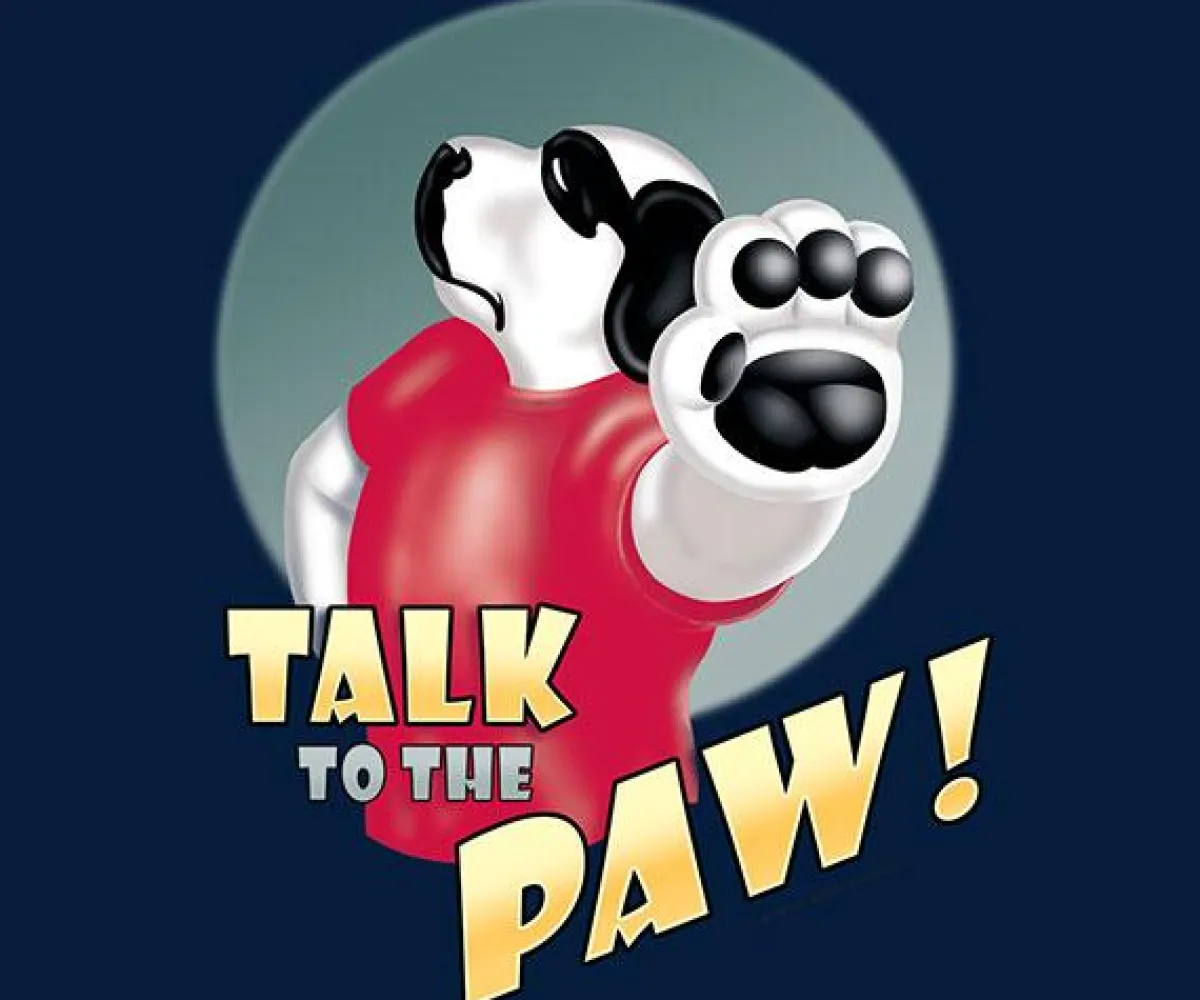 Big Dogs Big Attitude|Talk To The Paw T-Shirt