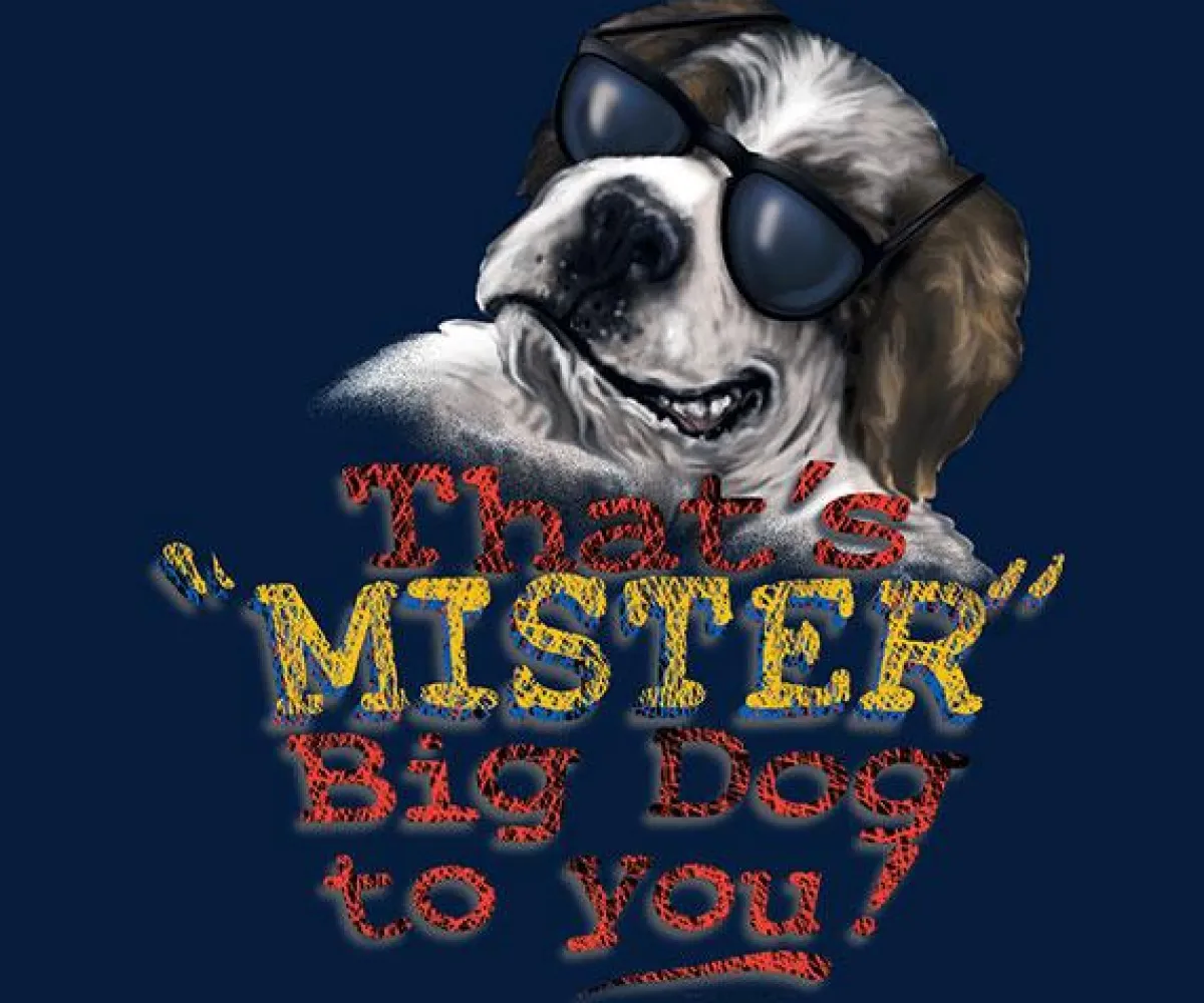 Big Dogs Big Attitude|That Is Mister Big Dog To You T-Shirt