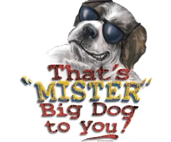 Big Dogs Big Attitude|That Is Mister Big Dog To You T-Shirt
