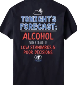 Big Dogs Food & Drink|Tonights Forecast T-Shirt