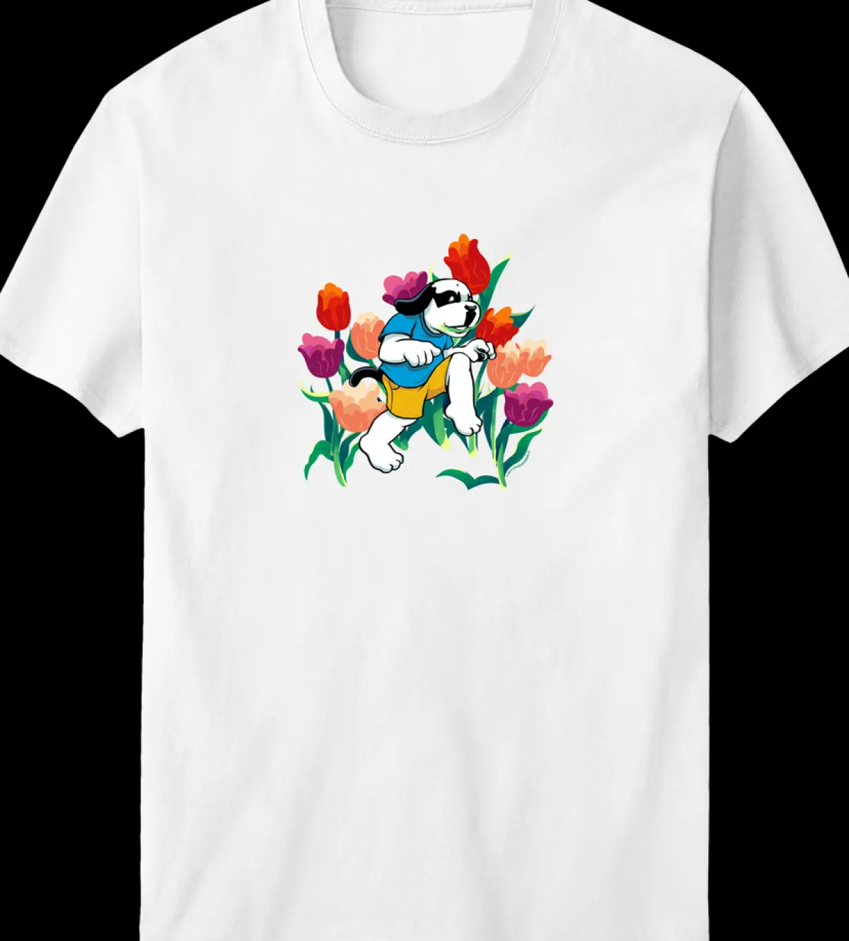 Women Big Dogs Women's Tees|Tulip Dog T-shirt