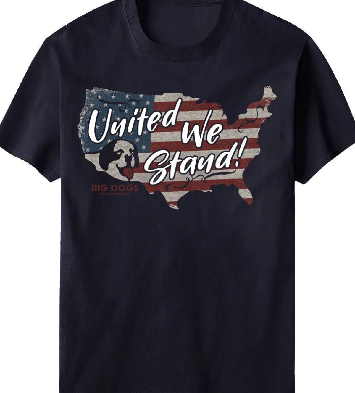 Big Dogs Patriotic|United We Stand T-Shirt