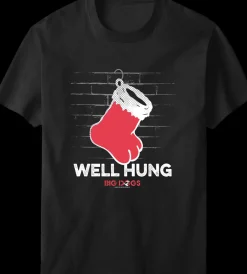 Big Dogs Holiday|Humor|Well Hung Holiday T-shirt