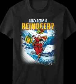 Big Dogs Holiday|Who Needs a Reindeer T-shirt