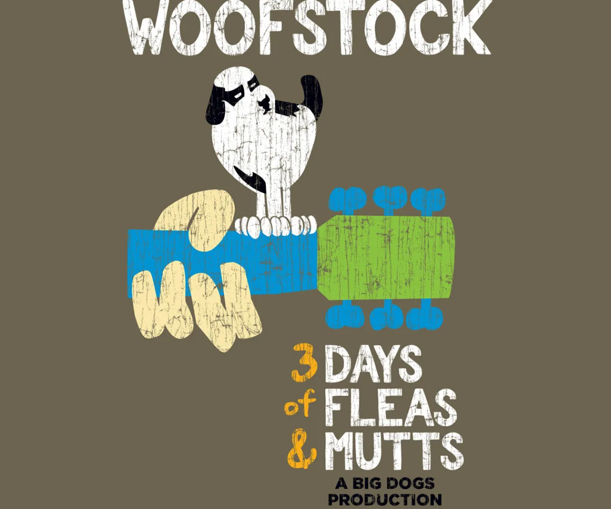 Big Dogs Parody|Woofstock T-Shirt