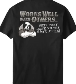 Big Dogs Occupation|Big Attitude|Works Well With Others T-Shirt